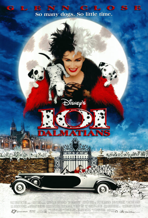 101 dalmatians 1996 one sheet poster rolled double sided